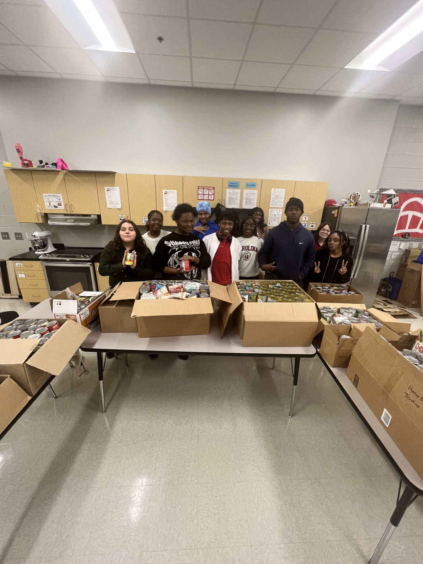 HVJFCCLA Hosts 2nd Annual Canned Food Drive